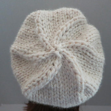 Classy Slouch Hat with Button Band