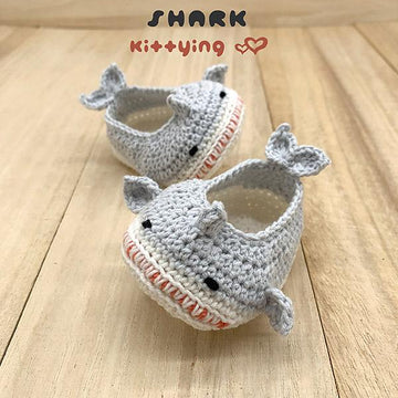 Shark Baby Booties by Kittying