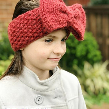 Giant Bow Ear Warmer