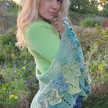 Fall Leaves Shawl