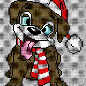 Christmas Puppy Jumper