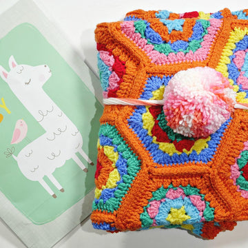 Hello Baby Hugs Blanket