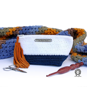 Colour Block Makeup Bag