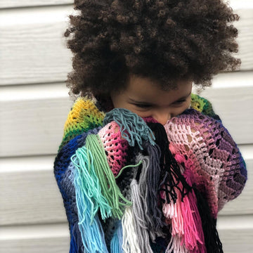 Serape Ripple Shawl