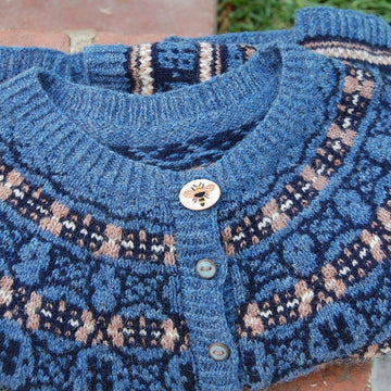 Hydrangea cardigan