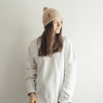Slouchy Beanie for women+ Super easy knit hat + VIDEO