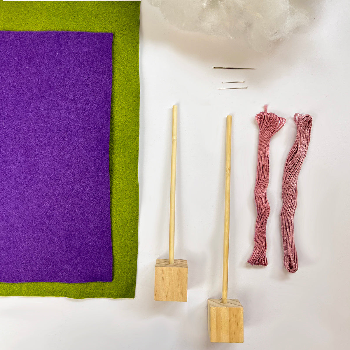 The Make Box Folk Felt Tree Needle Felting Kit - 20x22x4