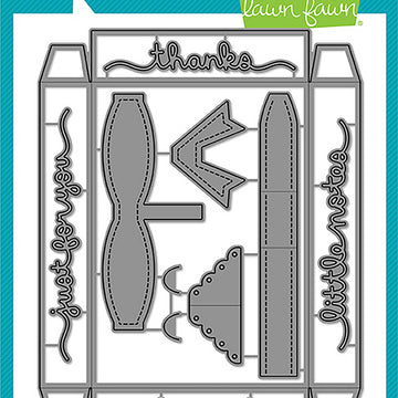 Lawn Fawn Lawn Cuts Custom Craft Die - Gift Box