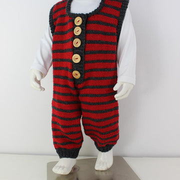 FREE Cloudborn Fibers Baby Stripe Dungarees
