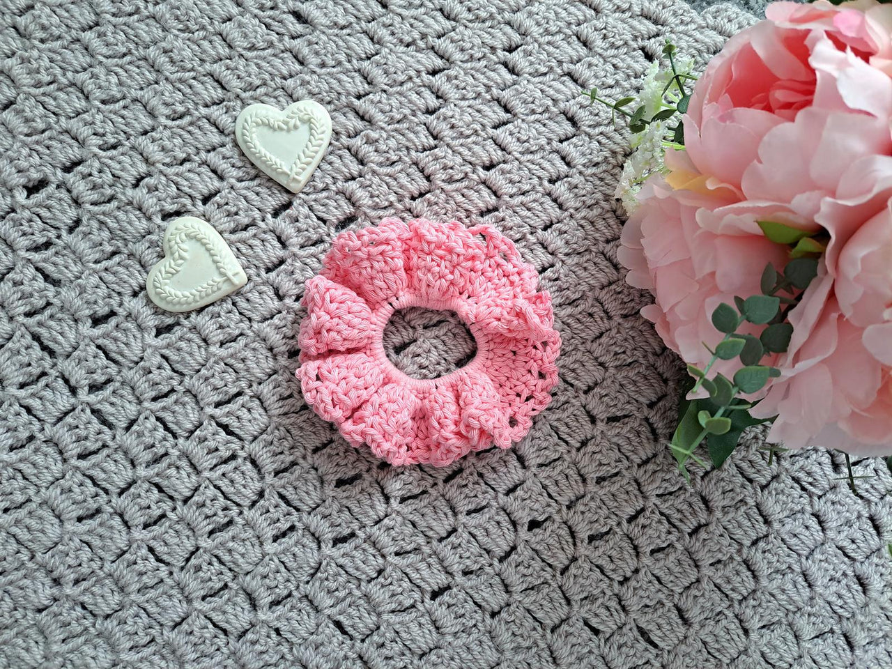 Crochet Easiest Scrunchie Ever Pattern