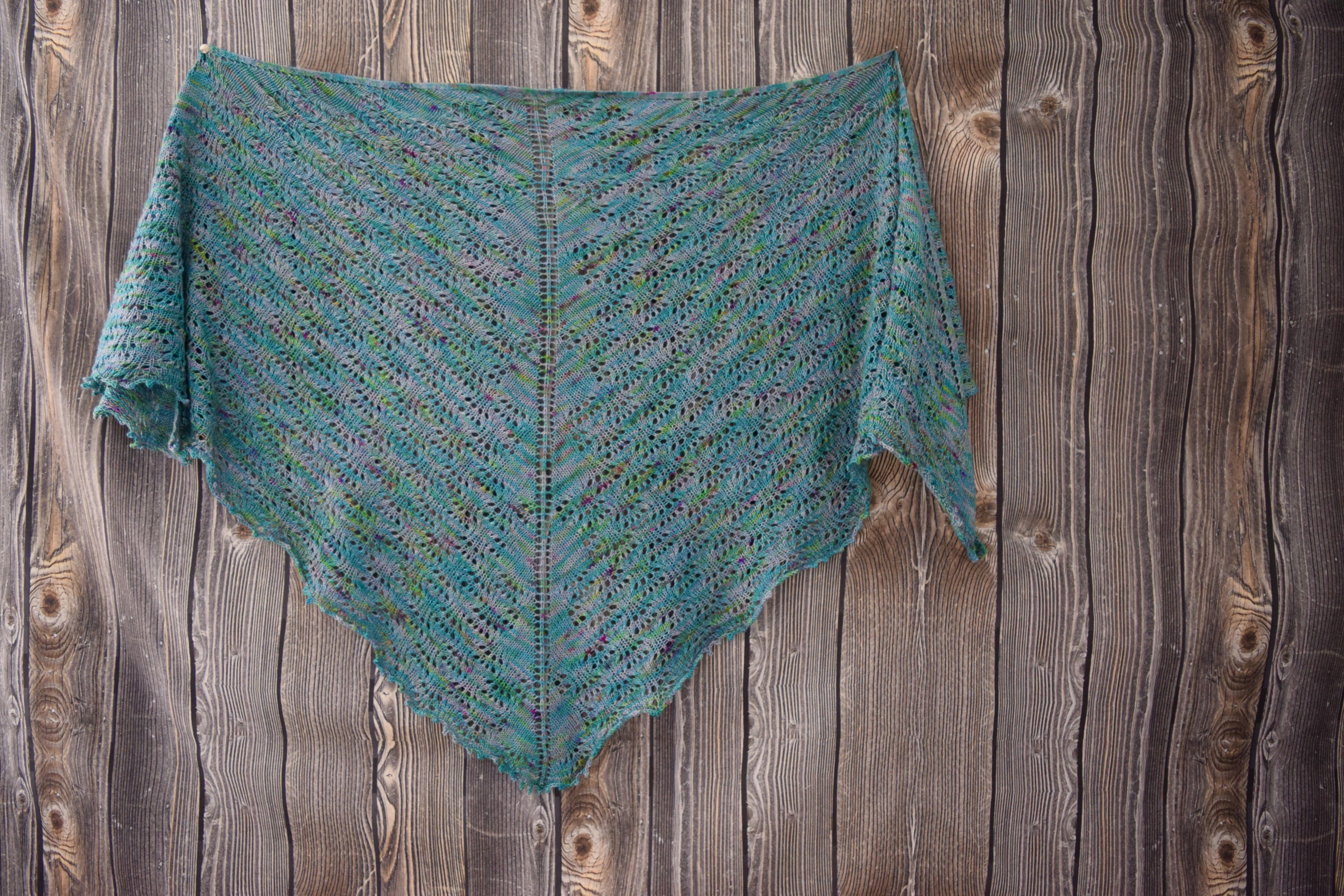 Wild Rhodies Shawl