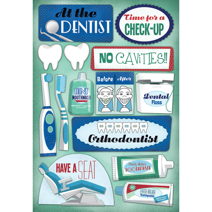 Karen Foster Cardstock Stickers - Dentist/Orthodontist