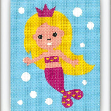 Vervaco Mermaid Tapestry Kit - 12.5 x 16cm