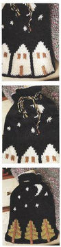 Winter Scenes Hot Water Bottle Cover
