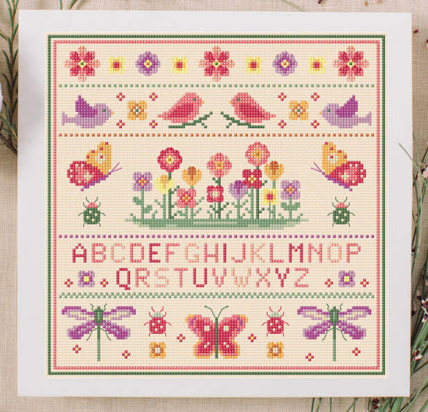 Anchor Meadow Sampler - 0022425-00001-02 - Downloadable PDF