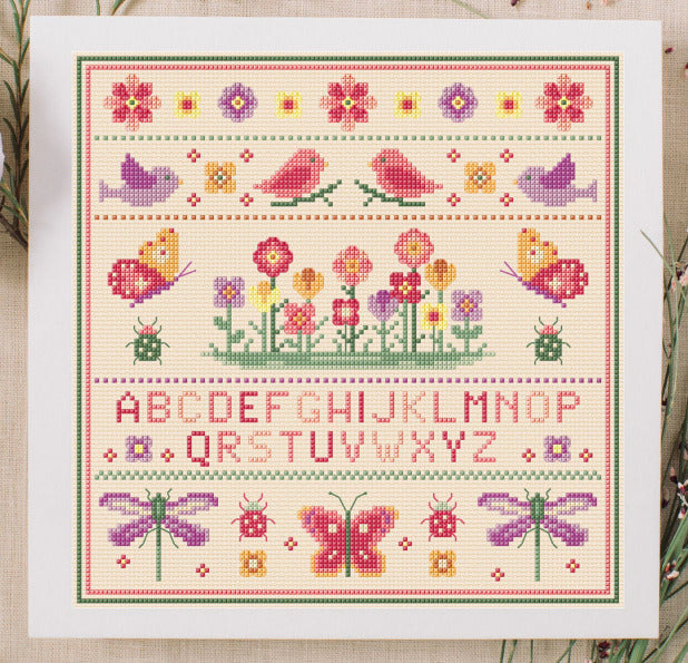 Anchor Meadow Sampler - 0022425-00001-02 - Downloadable PDF