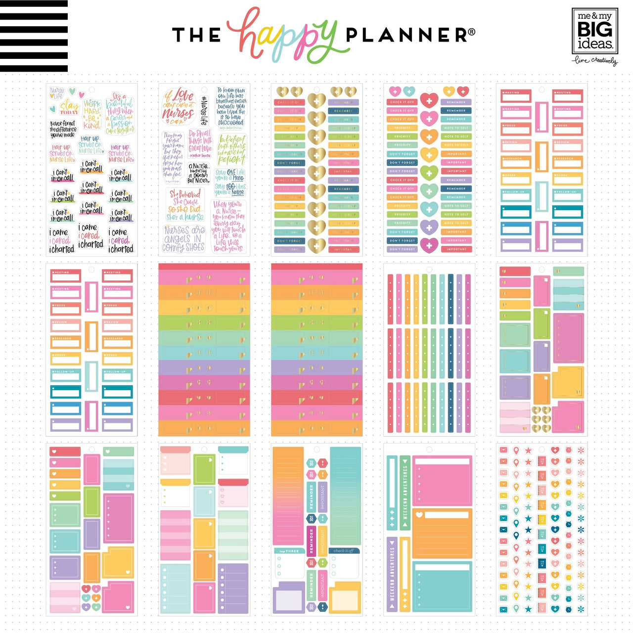 Happy Planner Sticker Value Pack - Nurse, 1078/Pkg