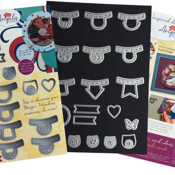 Angela Poole Designs Angela Poole Decorative Die Set - Magic Windows - Tabs