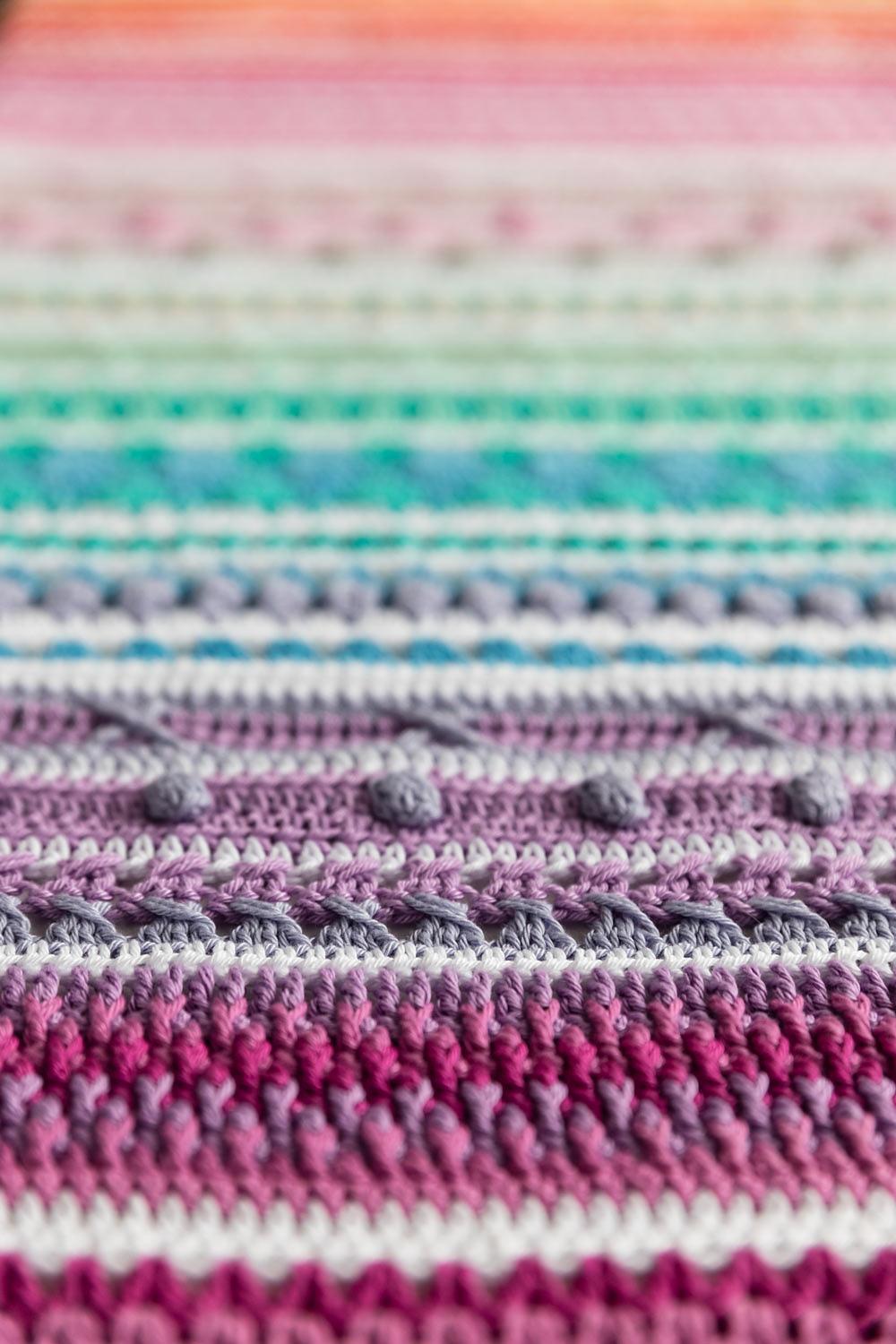 Baby Rainbow Sampler Blanket 2