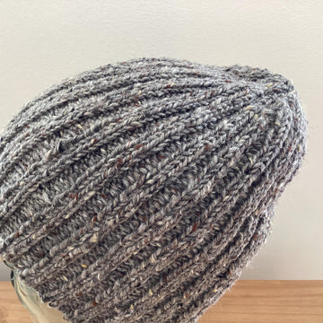 The First Ribbed Beanie Hat Pattern