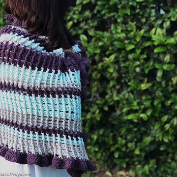Strisce Ruffle Edge Wrap