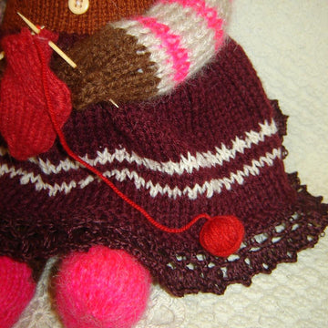 Knitting Monkey Doll Pattern, Cozy Grandma Style