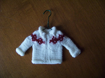 Christmas Tree Ornament Tiny Cardigan II