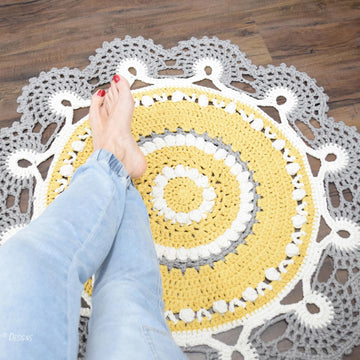 Retro Doily Rug