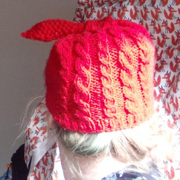 Ivy vintage-style faux-headwrap