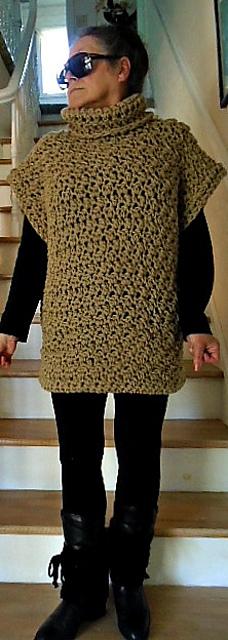 1005 Poncho and Cardigan
