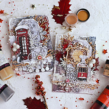 Ciao Bella Double-Sided Paper Pack 90lb 12"X12" 12/Pkg - Snow & The City, 12 Designs/1 Each