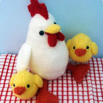 Hen and Chicks Knit Pattern