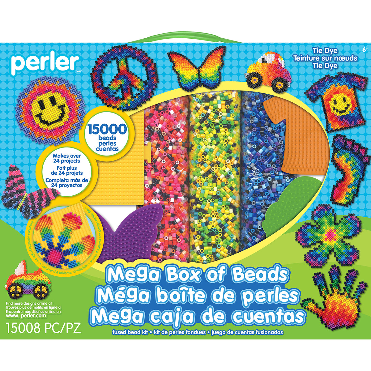 Perler Mega Fused Bead Kit - Tie Dye