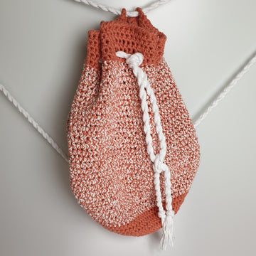 Crochet backpack