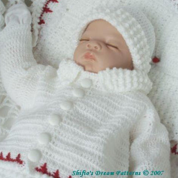 Crochet Pattern boys set with blanket #50