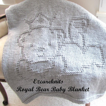 Royal Bear Baby Blanket