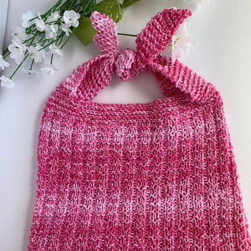 Reversible Tie Top Tote Bag