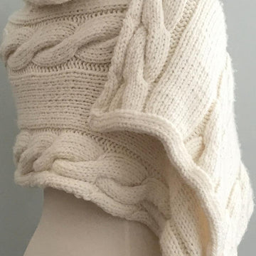 Ariel Cable Wrap Shawl