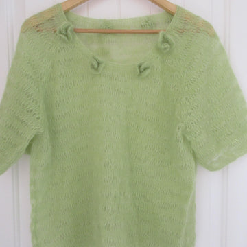 Mohair Top with Flowers