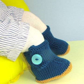 Baby One Button Booties