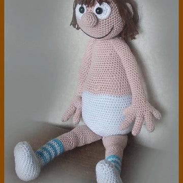 Autumn Girl amigurumi doll