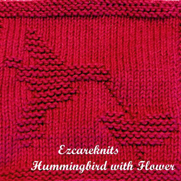 HUMMINGBIRD WITH FLOWER Cloth
