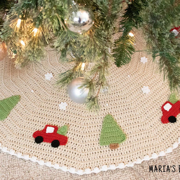 Red Truck Tree Skirt