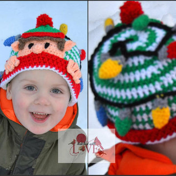 Peekaboo Brim Buddies Christmas