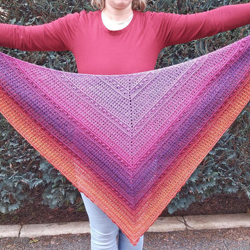 Hearts of the Rows Shawl