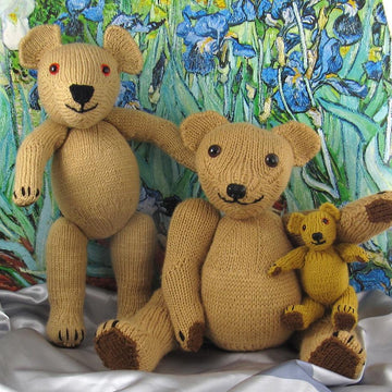 Classic Vintage Style Teddy Bear Family