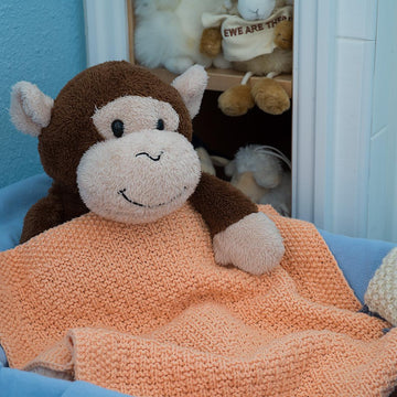 Caela Baby Blanket and Dolly Blanket Knitting Pattern