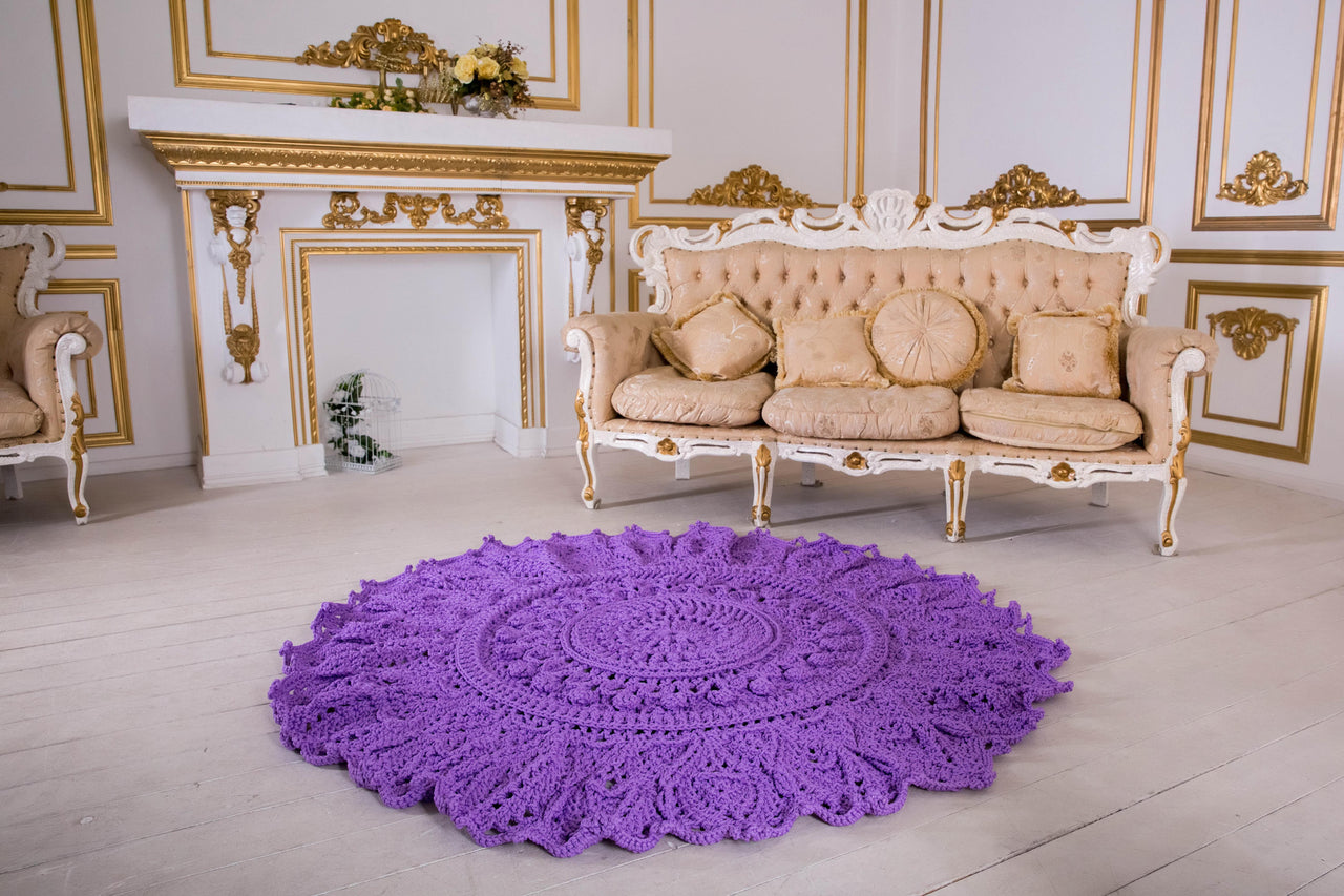 Rug or carpet crochet pattern