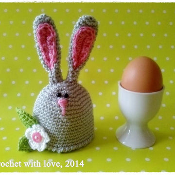 Eierwärmer Hase, egg cozy rabbit