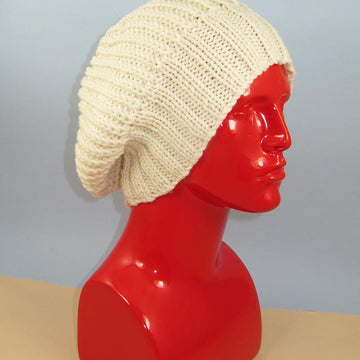 Chunky 2x2 Rib Cuff Fishermans Rib Slouch Hat